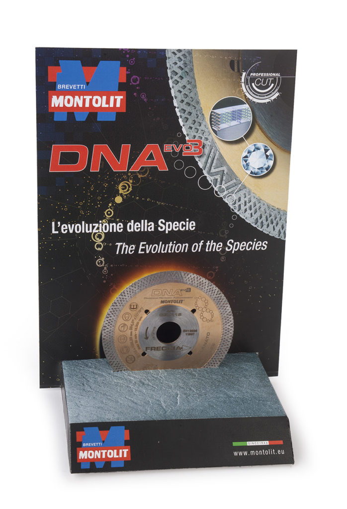 Espositore da banco Montolit DNA